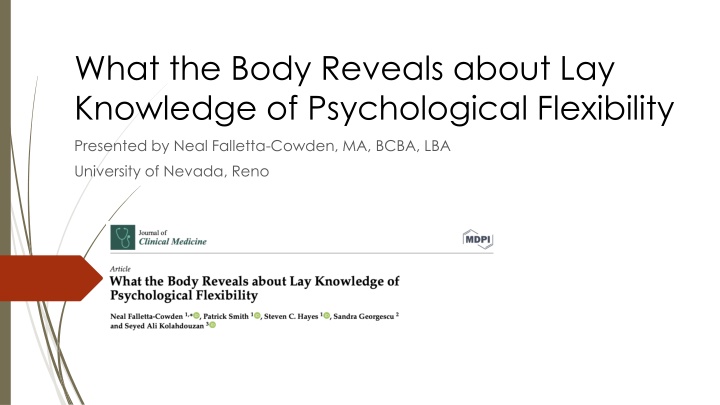 what the body reveals about lay knowledge