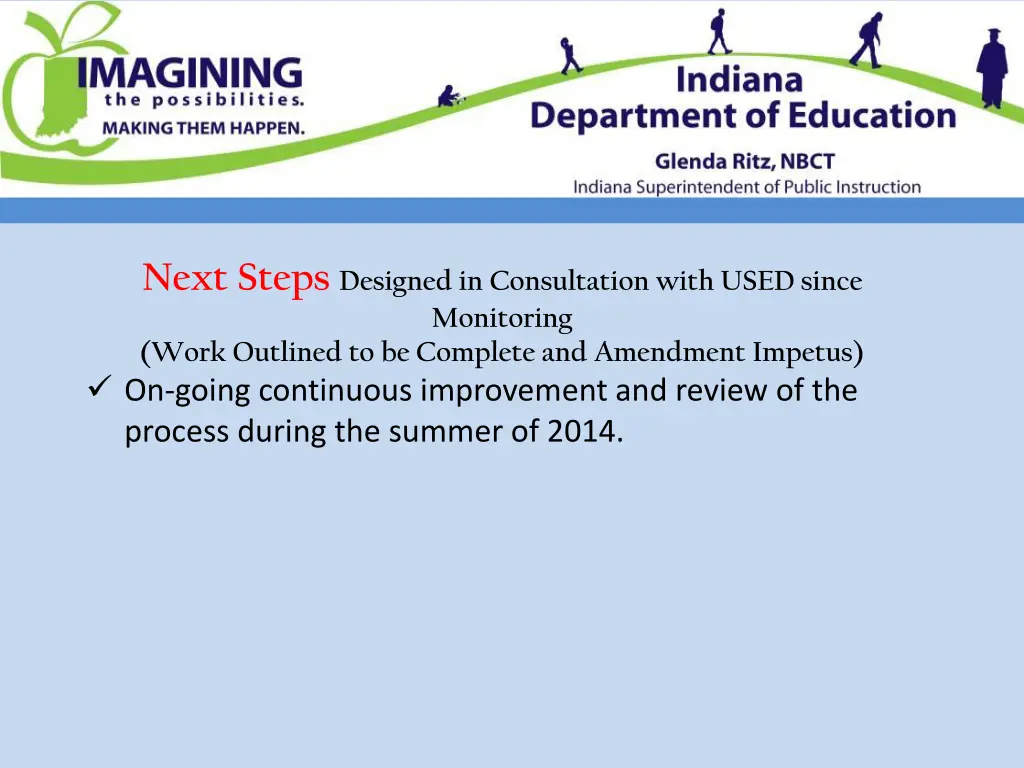 next steps designed in consultation with used 6