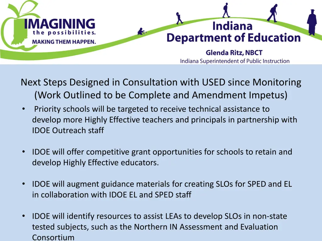 next steps designed in consultation with used