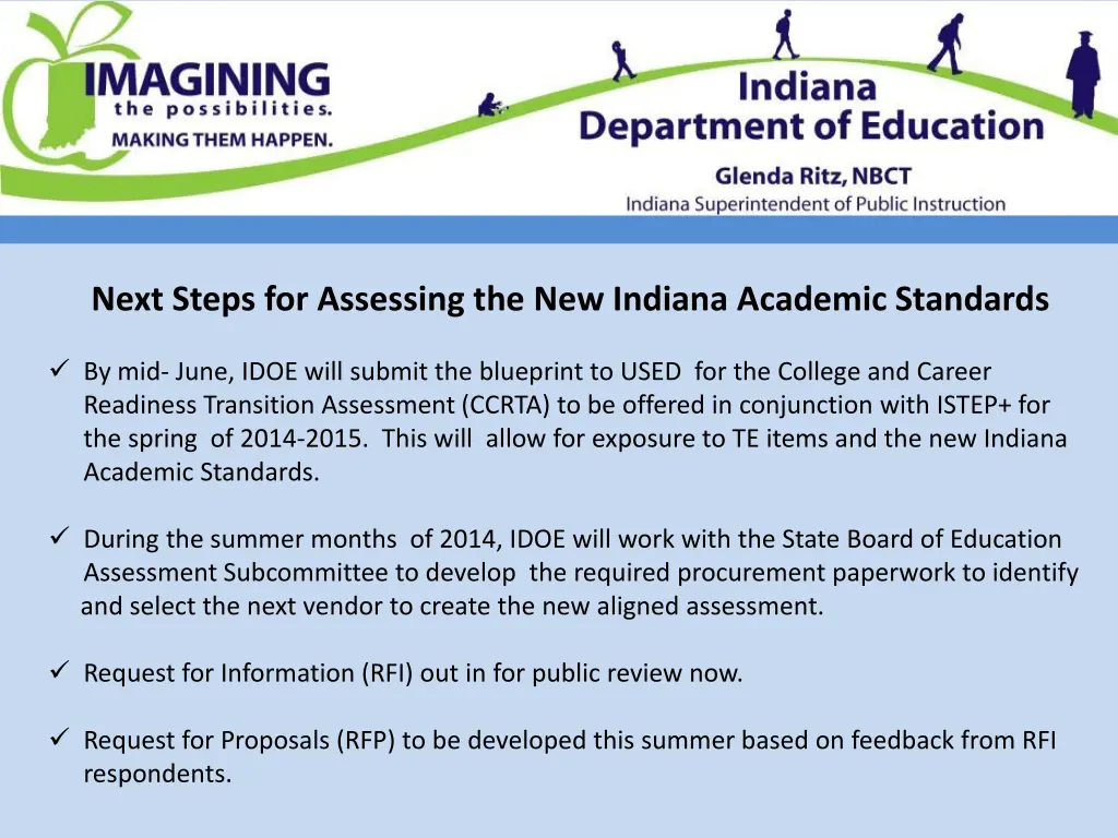 next steps for assessing the new indiana academic