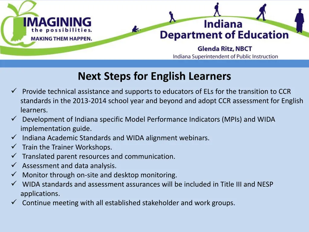 next steps for english learners