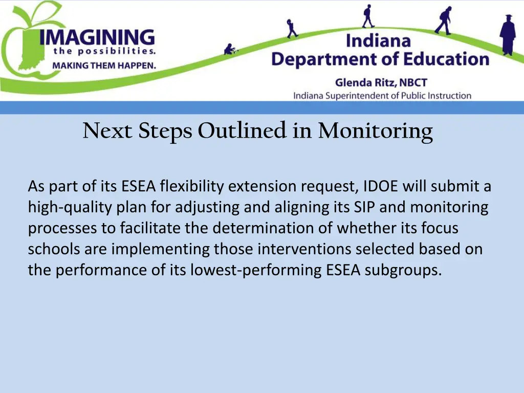 next steps outlined in monitoring 1