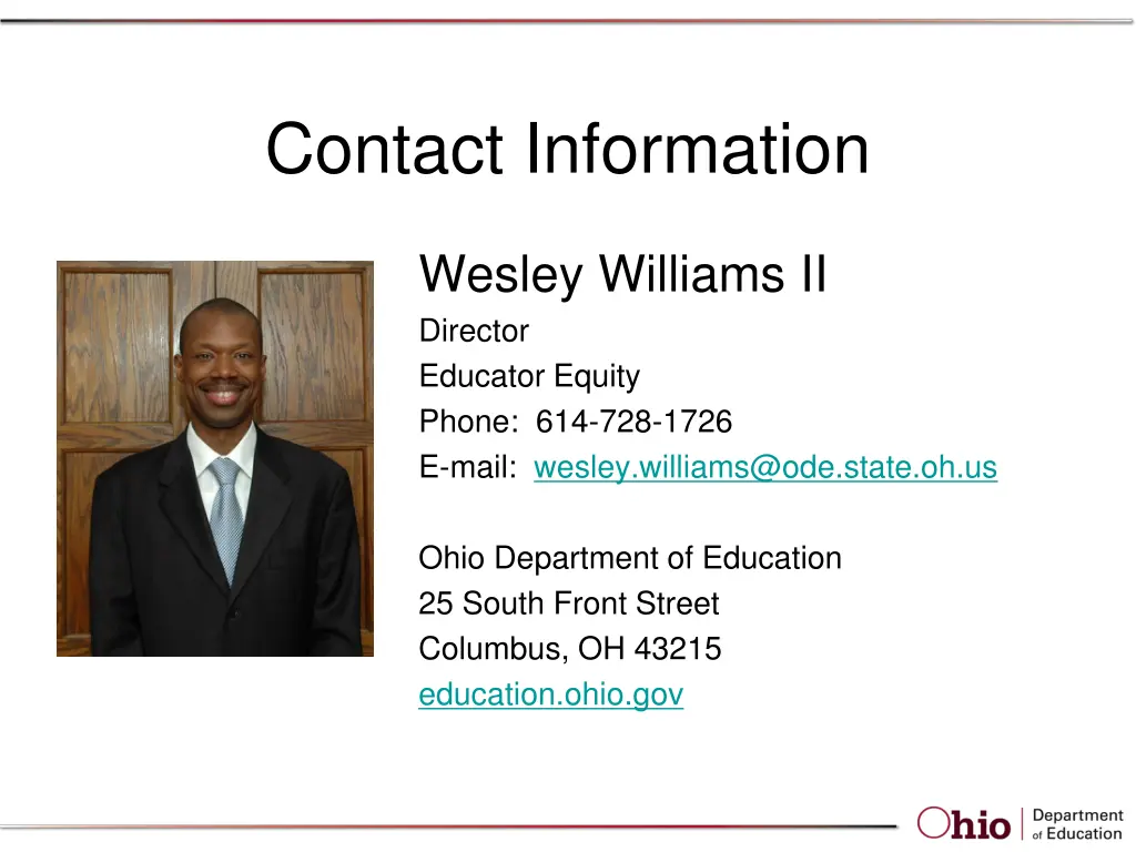 contact information