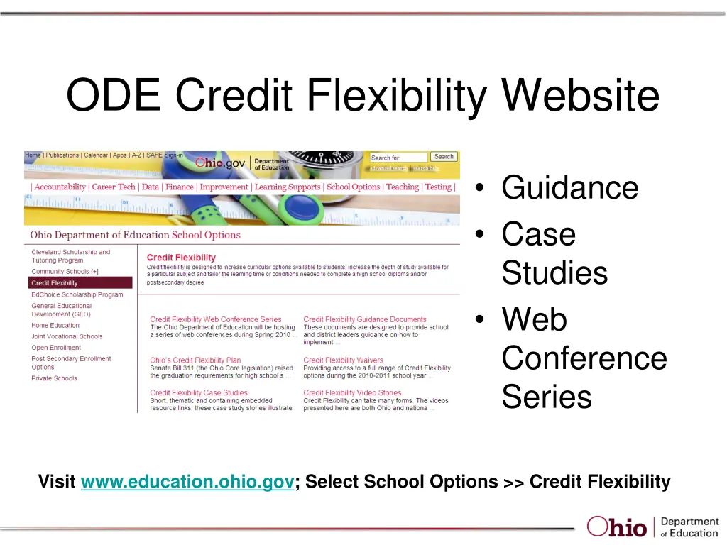 ode credit flexibility website