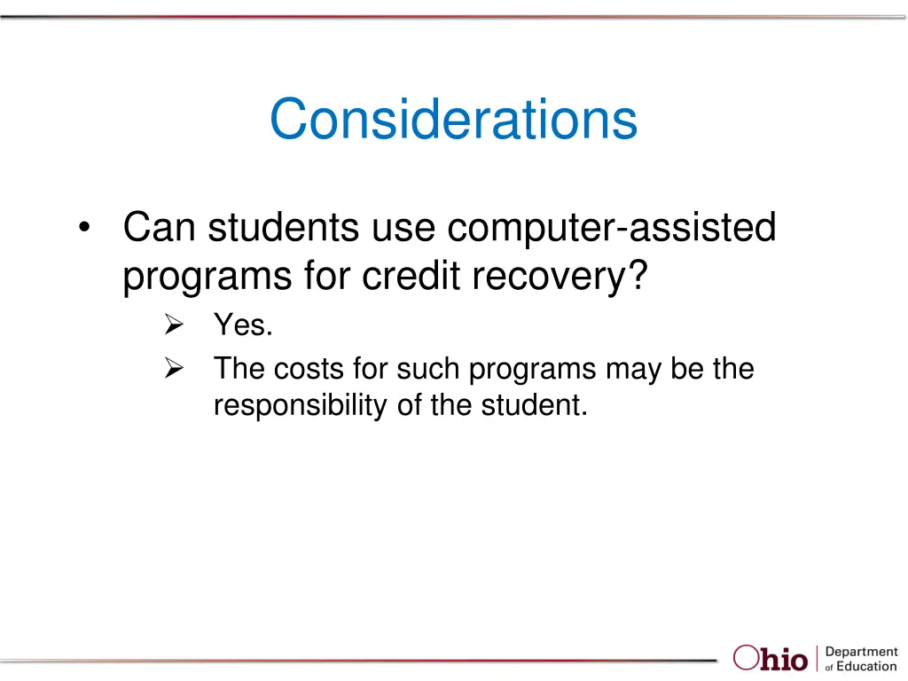 considerations 2