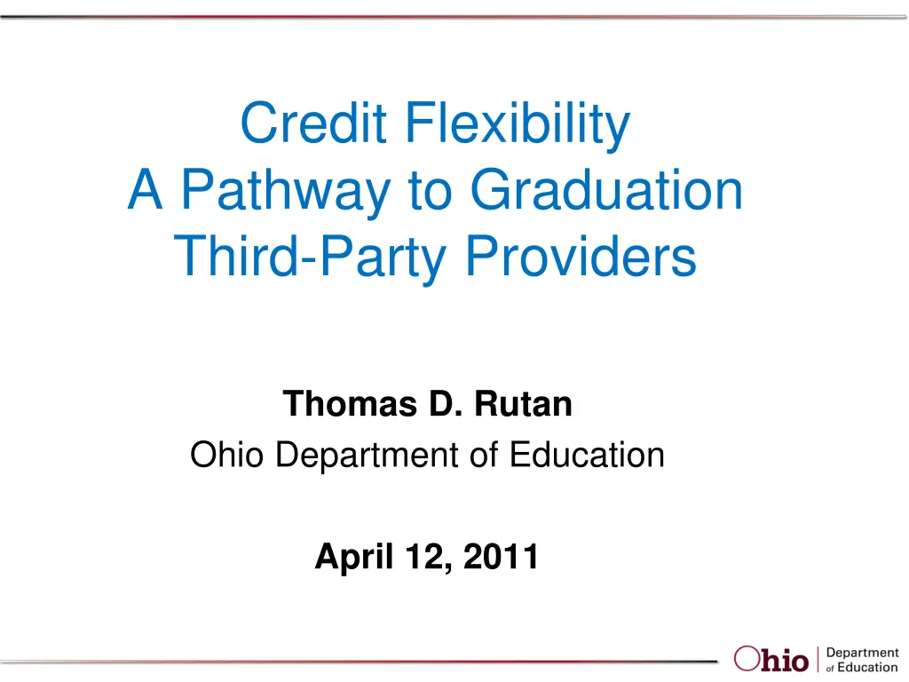 credit flexibility a pathway to graduation third 1