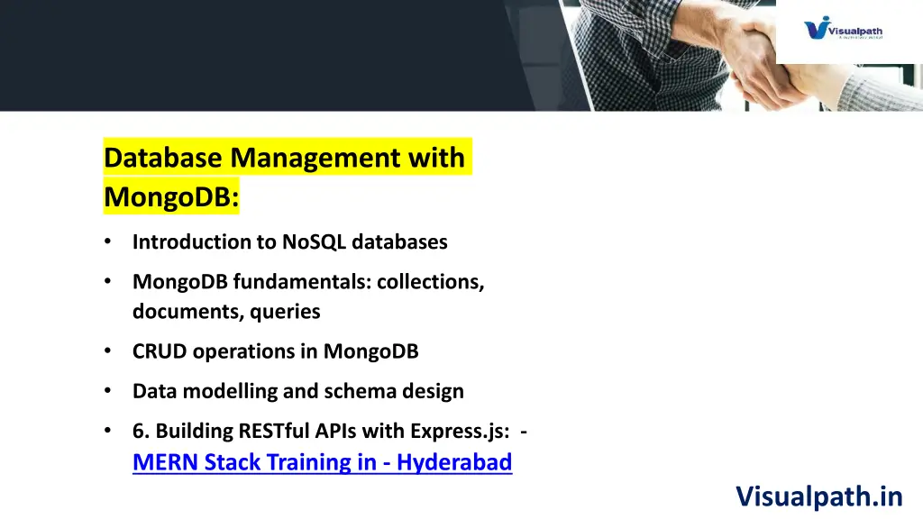 database management with mongodb