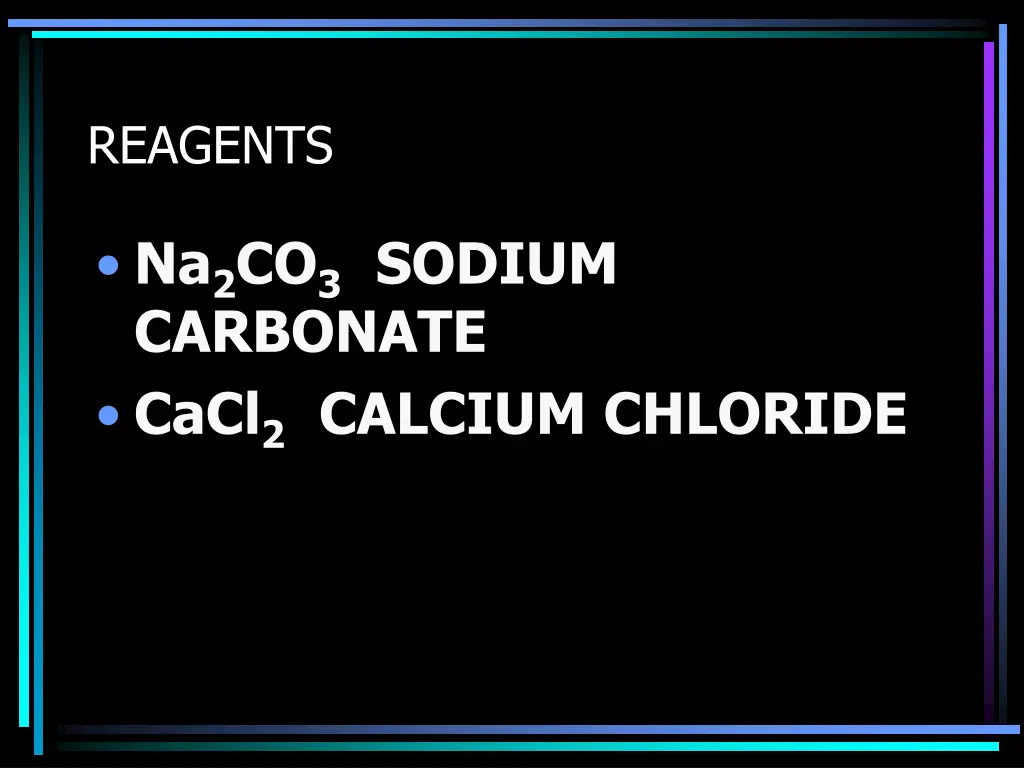 reagents