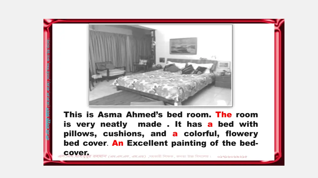 this is asma ahmed s bed room the room is very