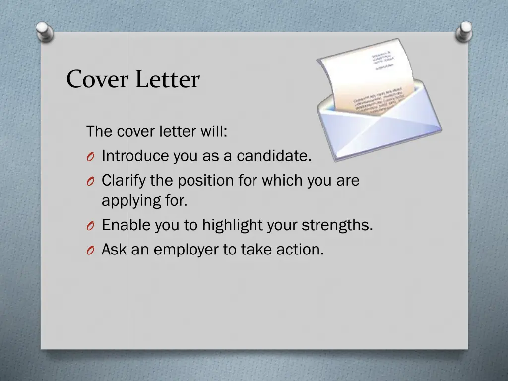 cover letter