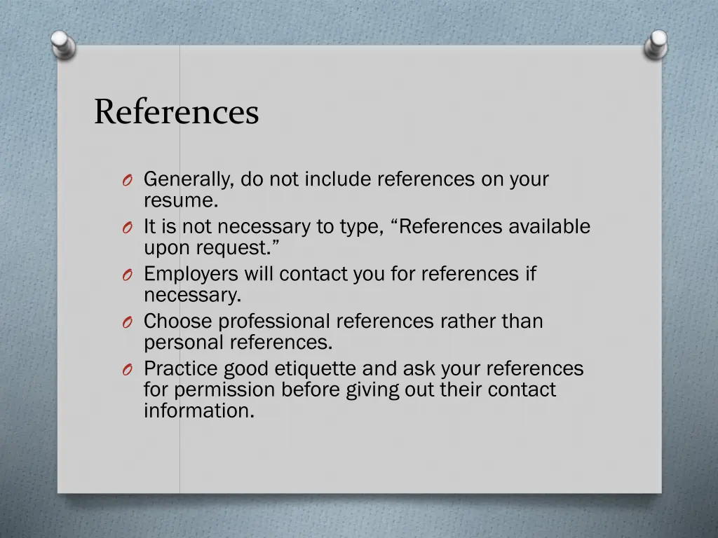 references