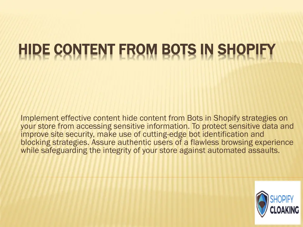 hide content from bots in hide content from bots