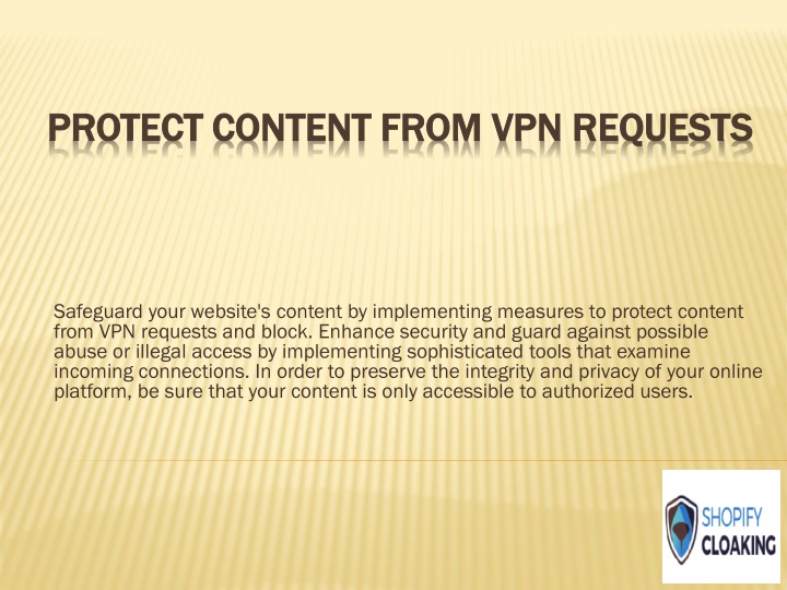 protect content from vpn requests protect content