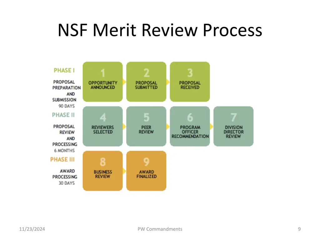 nsf merit review process