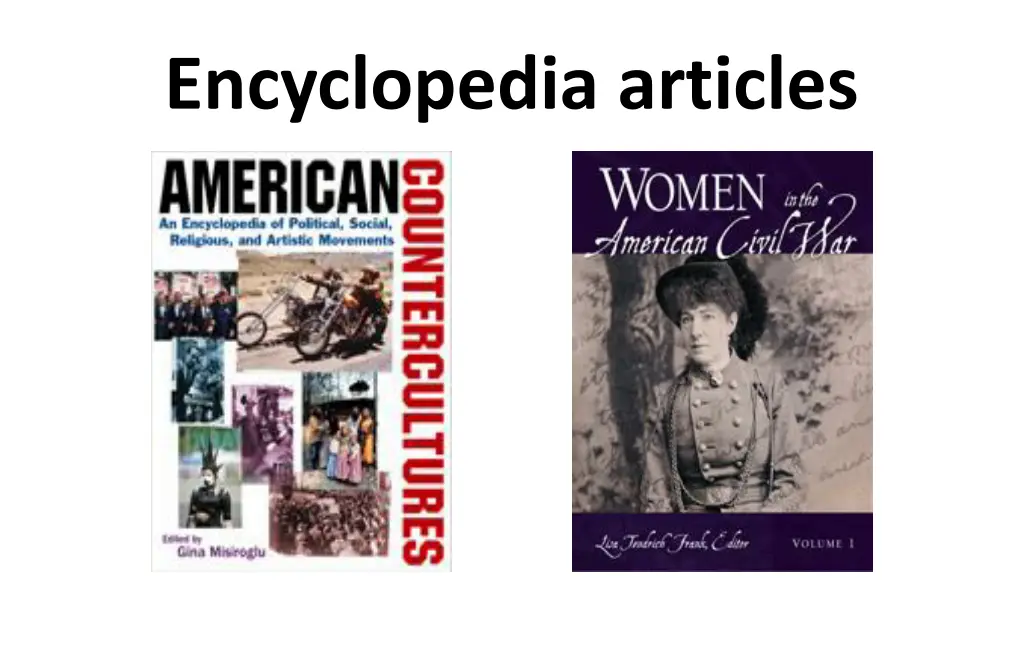 encyclopedia articles