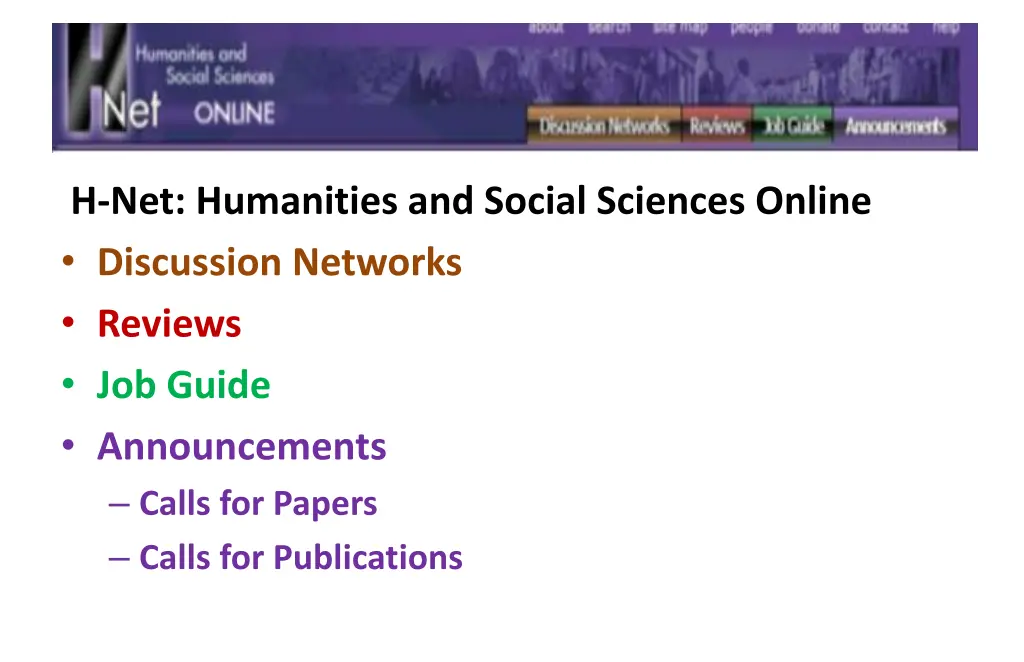 h net humanities and social sciences online