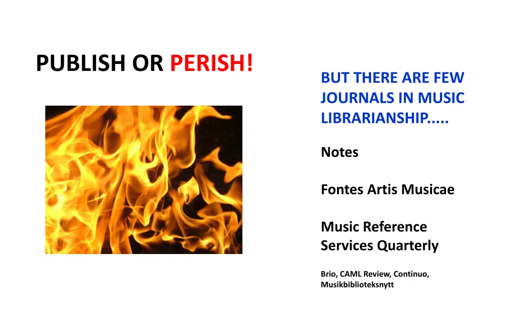 publish or perish