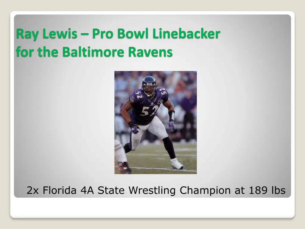 ray lewis pro bowl linebacker for the baltimore