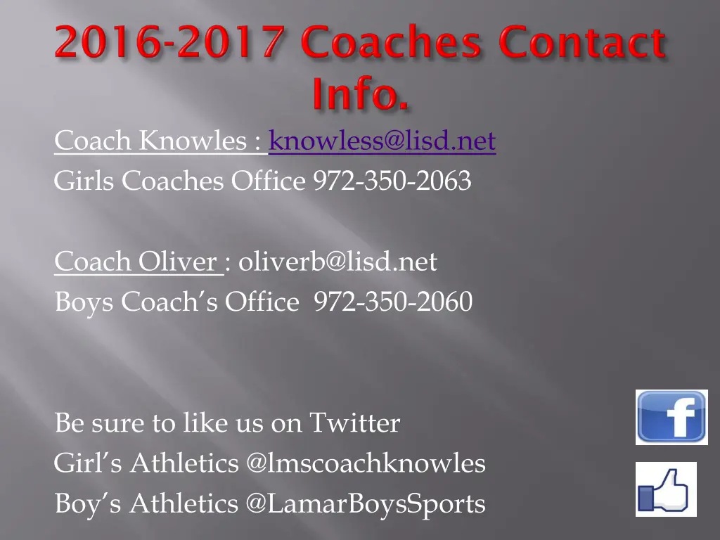 coach knowles knowless@lisd net girls coaches