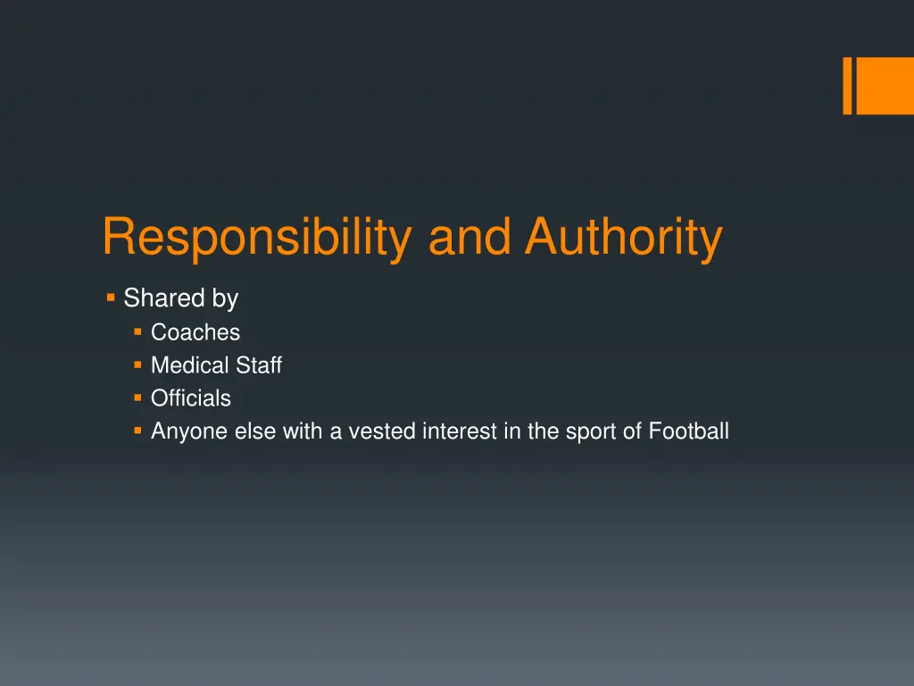 responsibility and authority