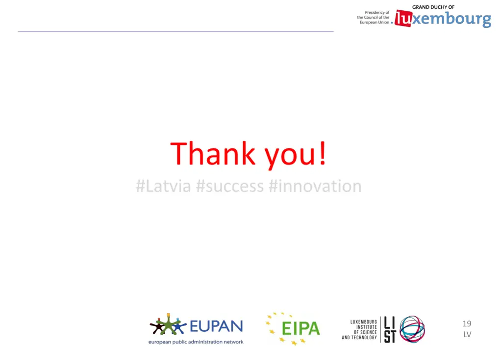 thank you latvia success innovation