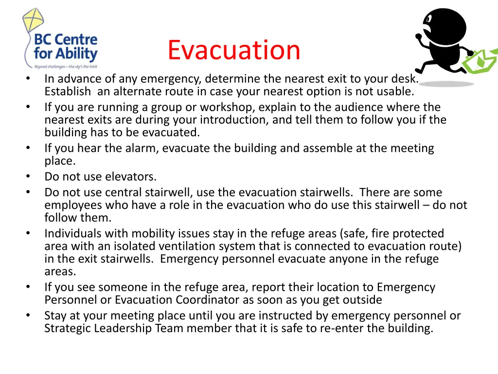 evacuation