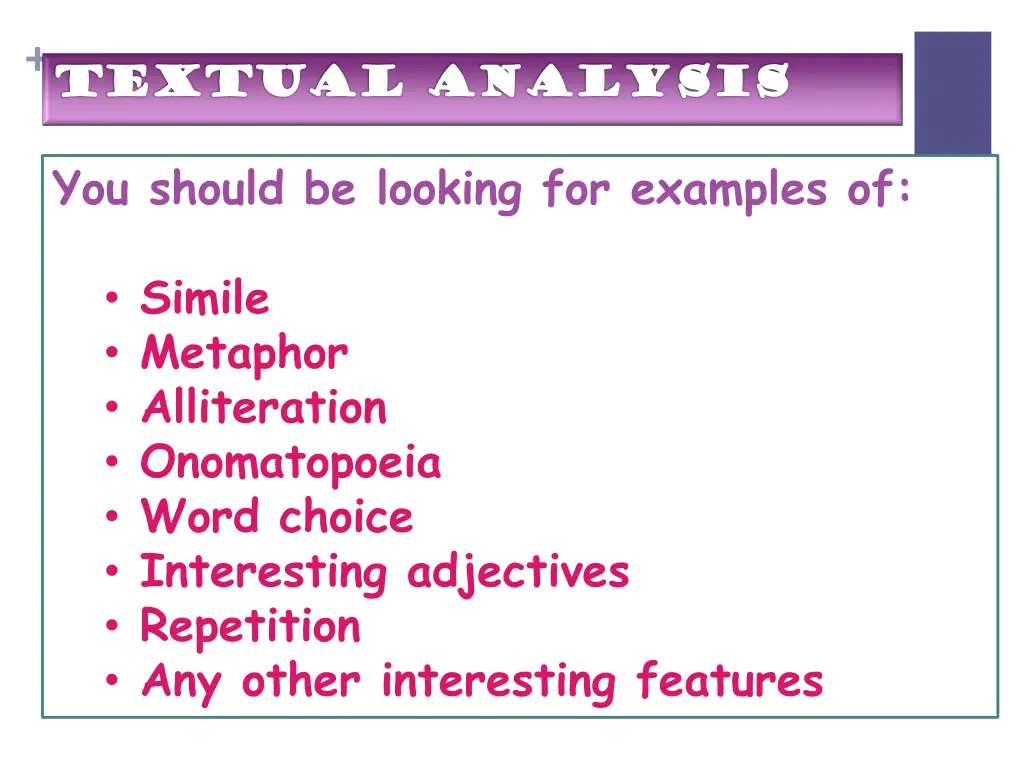 textual analysis 1