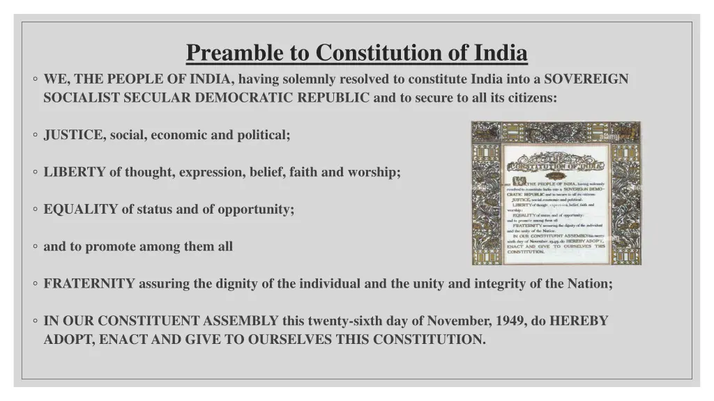 preamble to constitution of india we the people