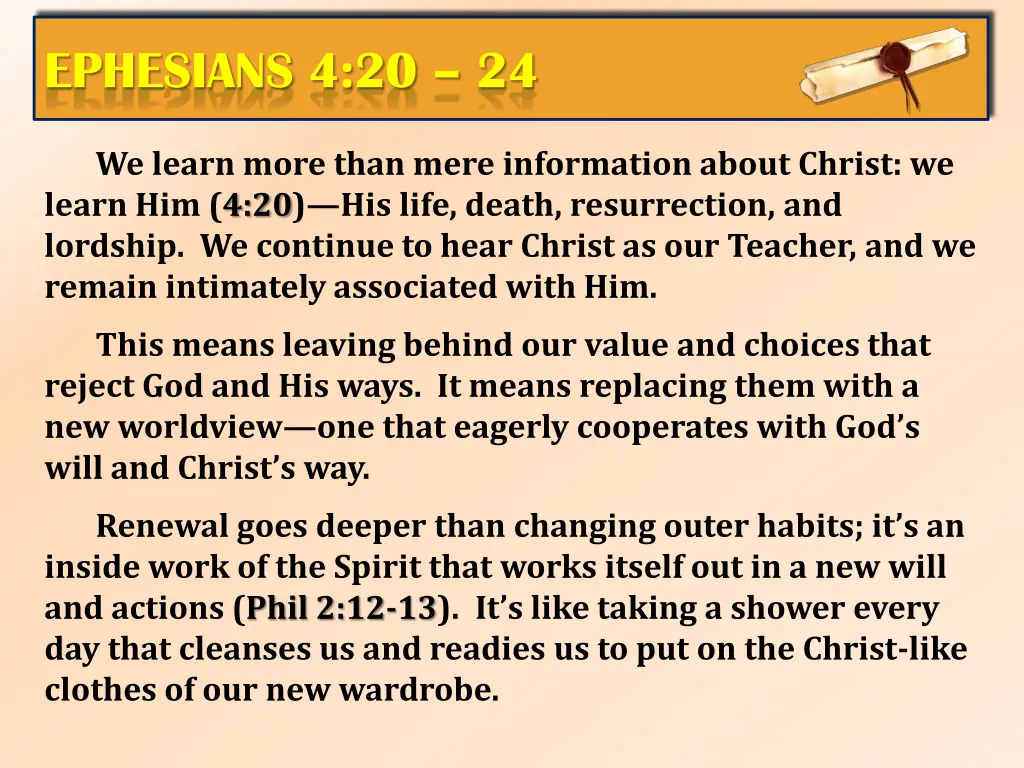 ephesians 4 20 24 3