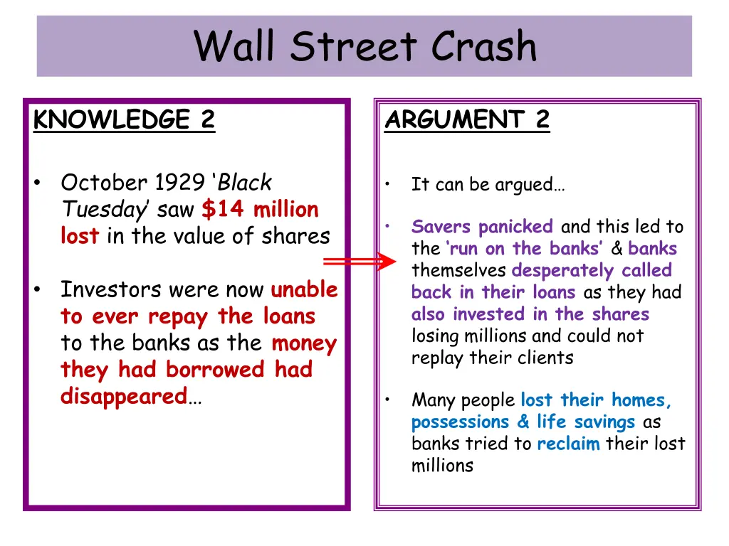 wall street crash 1