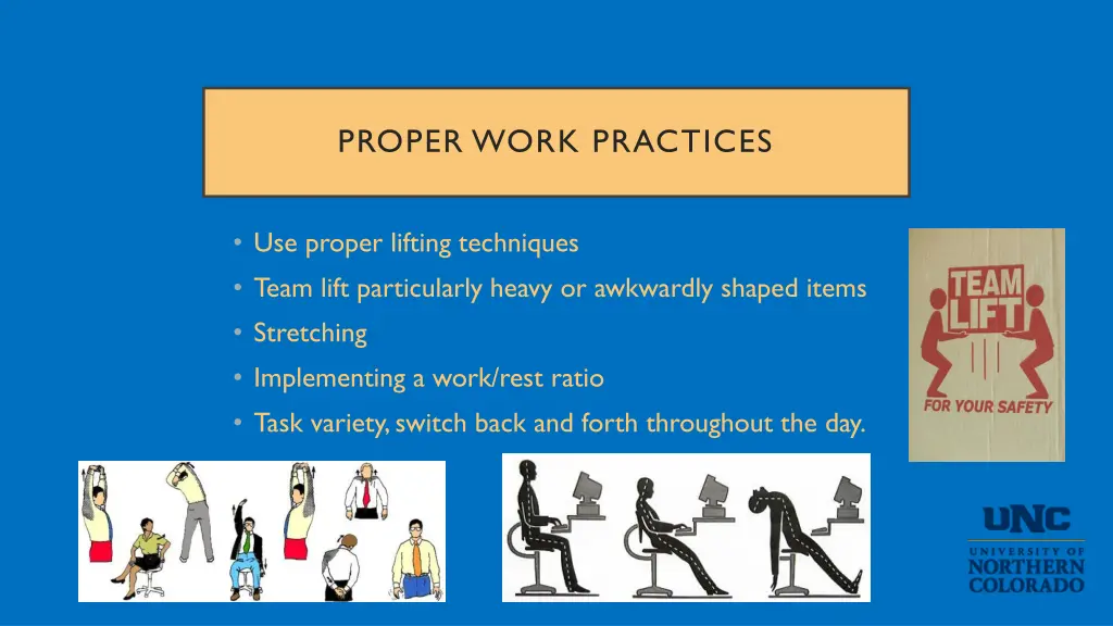 proper work practices