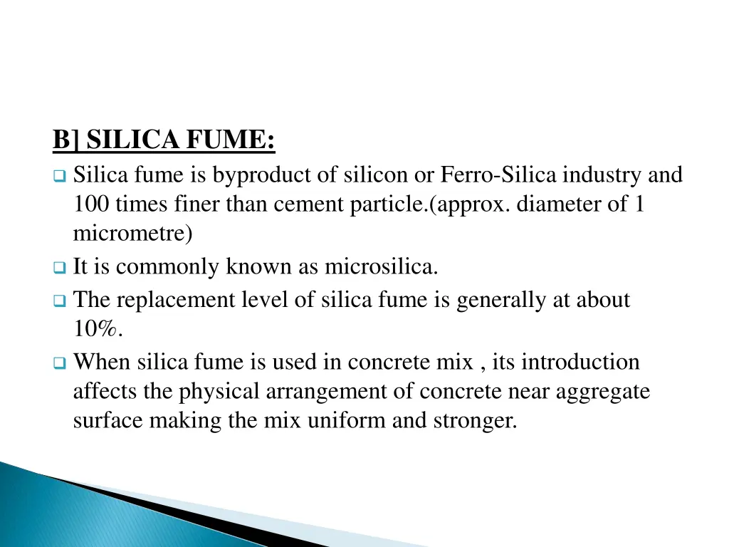 b silica fume silica fume is byproduct of silicon