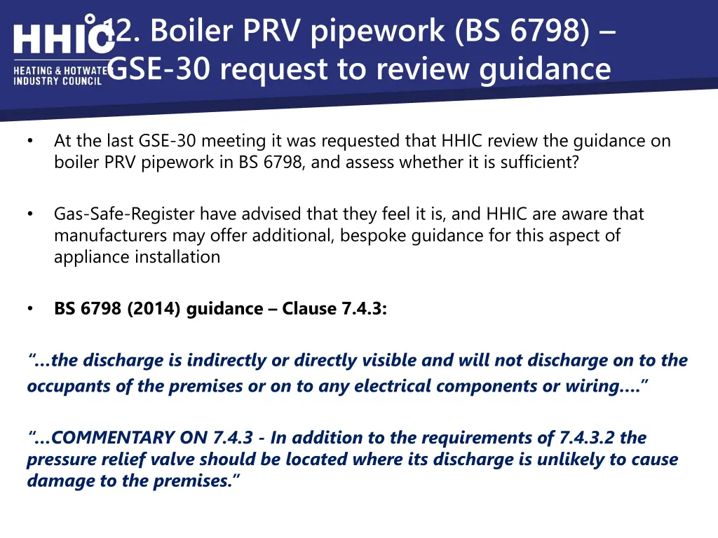 12 boiler prv pipework bs 6798 gse 30 request