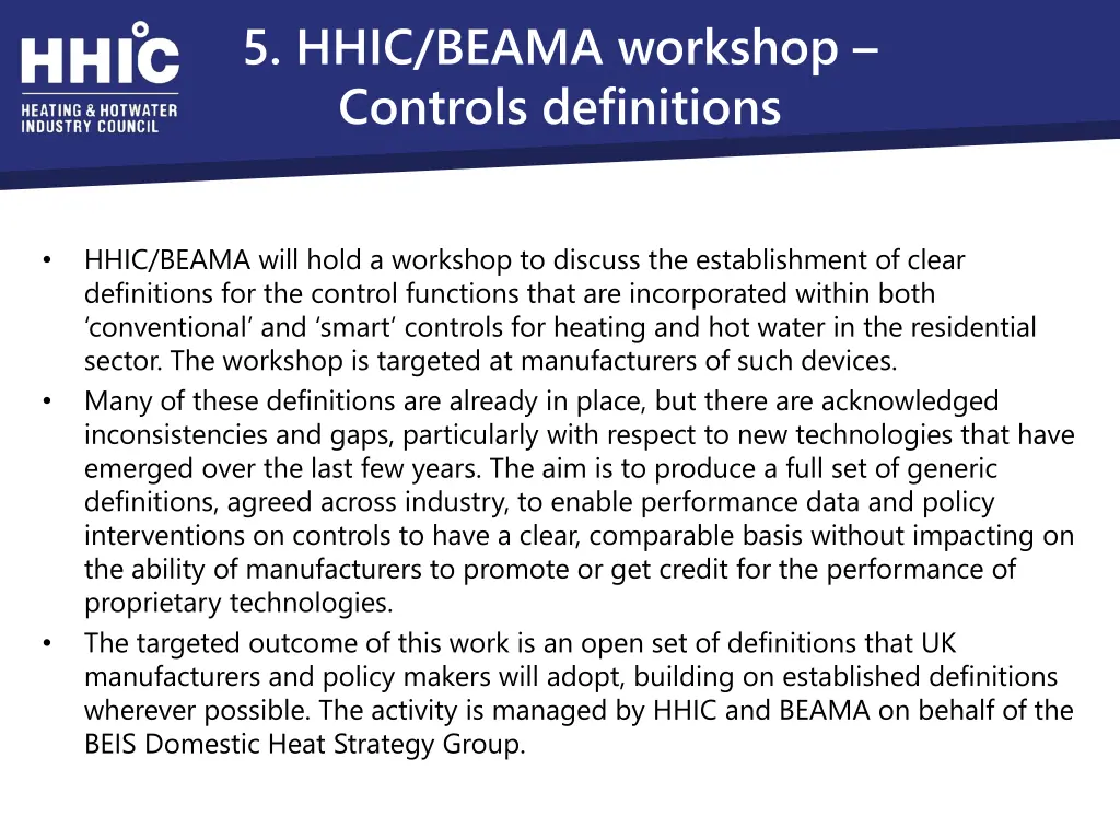 5 hhic beama workshop controls definitions