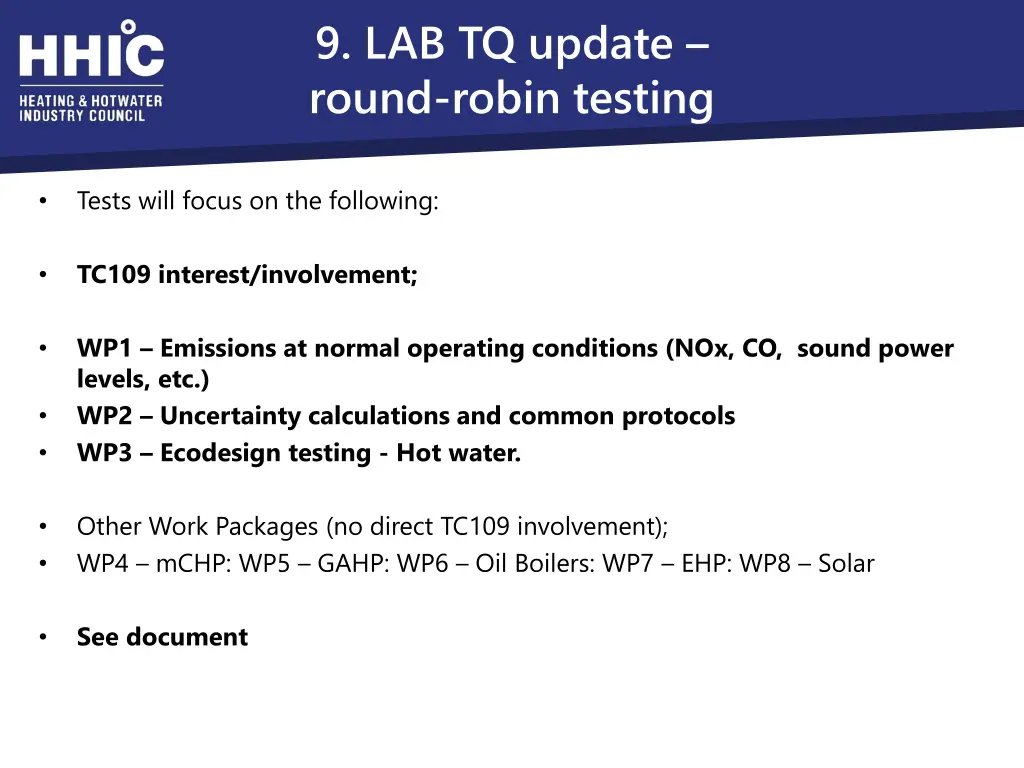 9 lab tq update round robin testing