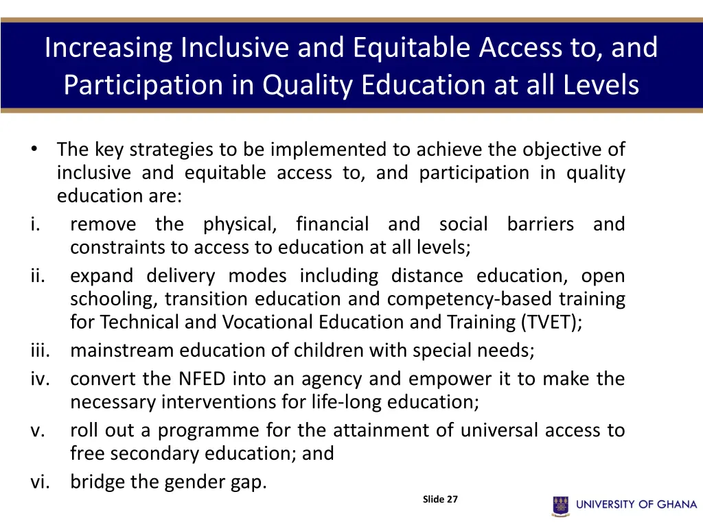 increasing inclusive and equitable access