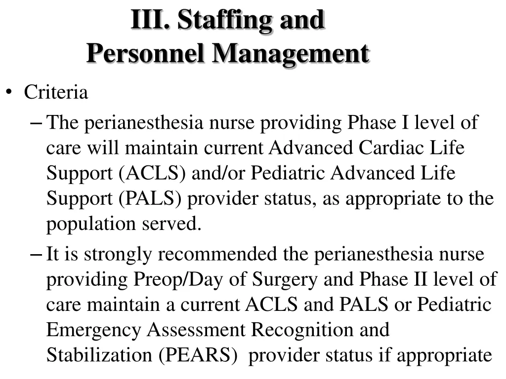 iii staffing and personnel management 1