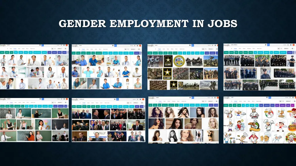 gender employment in jobs