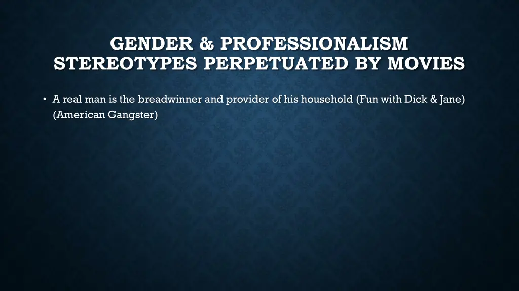 gender professionalism stereotypes perpetuated