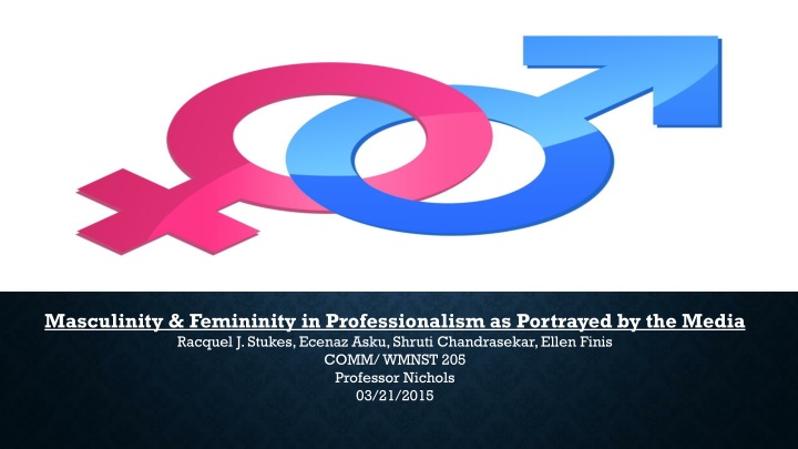 masculinity femininity in professionalism