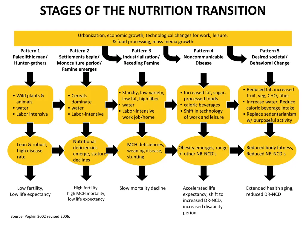 stages of the nutrition transition