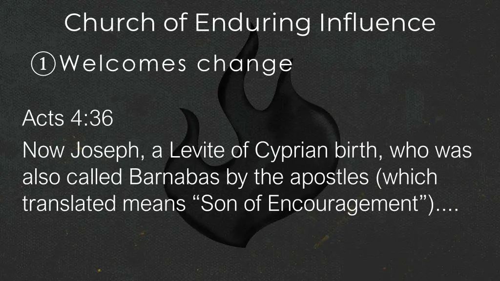 church of enduring influence 1