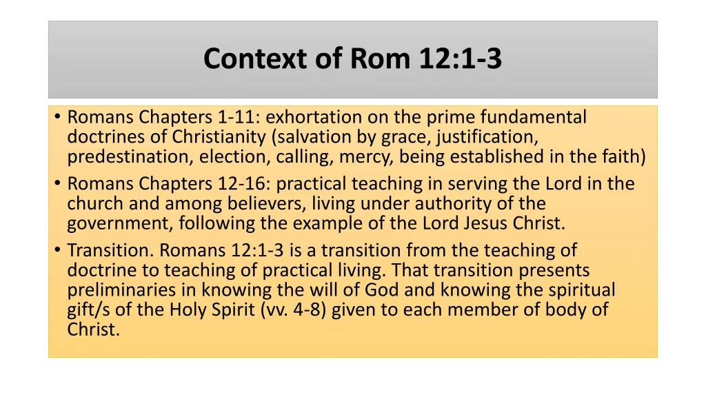 context of rom 12 1 3