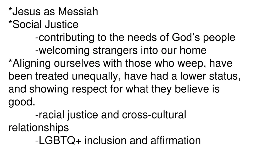 jesus as messiah social justice contributing