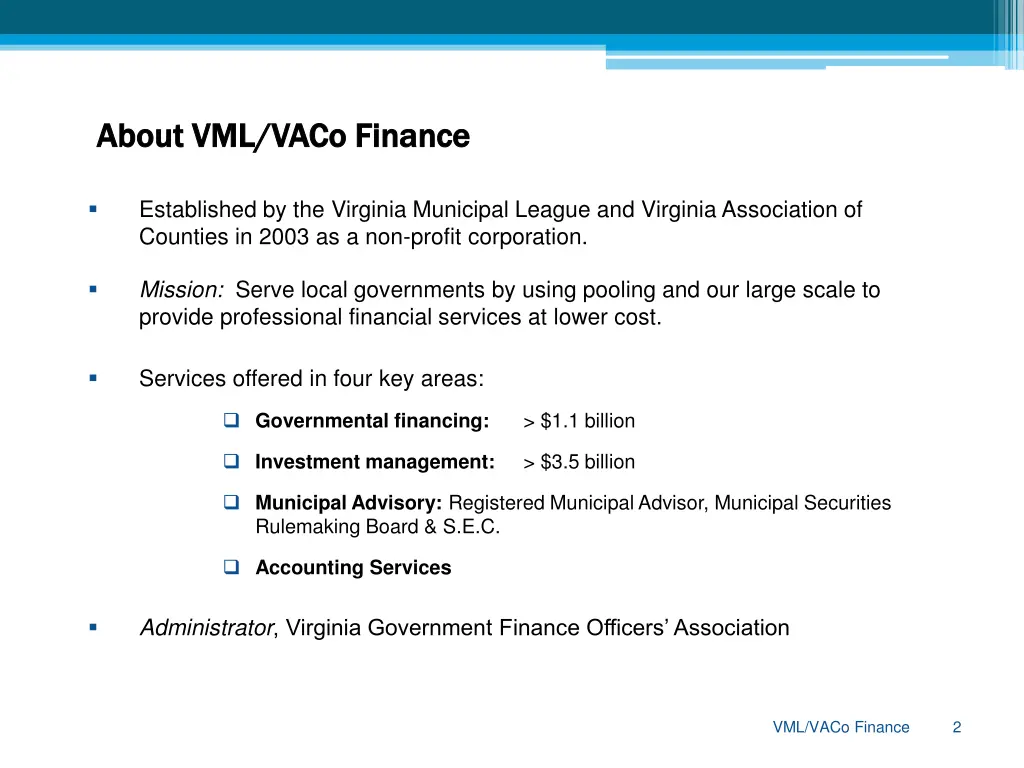 about vml vaco finance about vml vaco finance