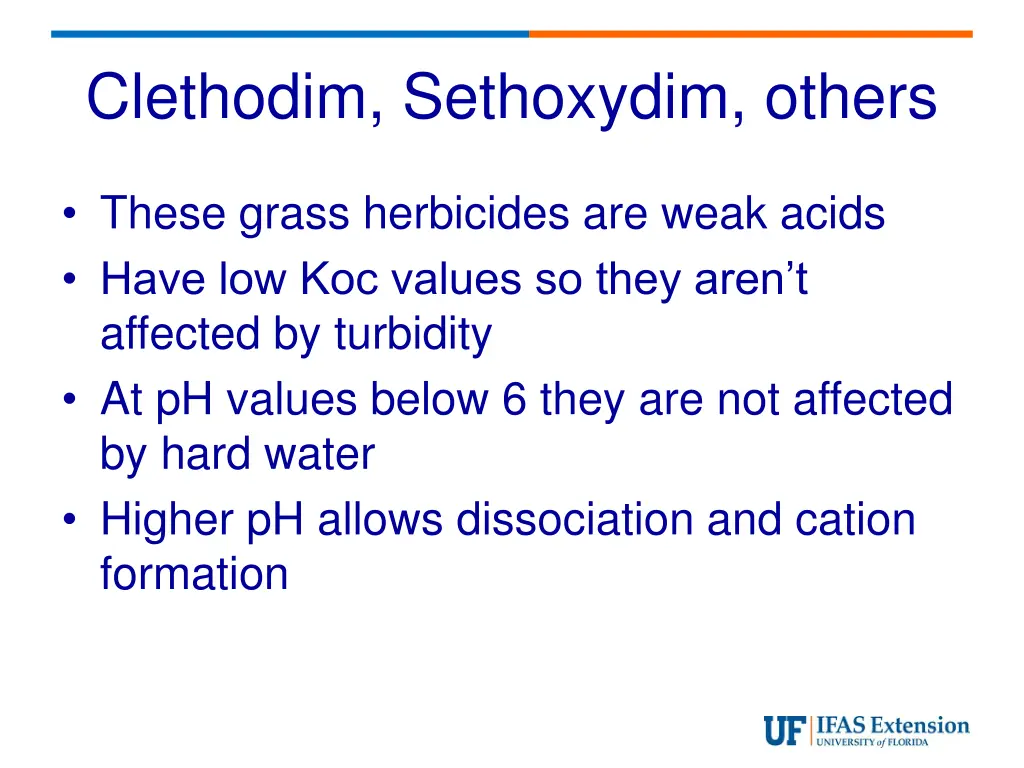 clethodim sethoxydim others