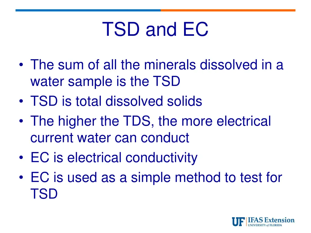 tsd and ec