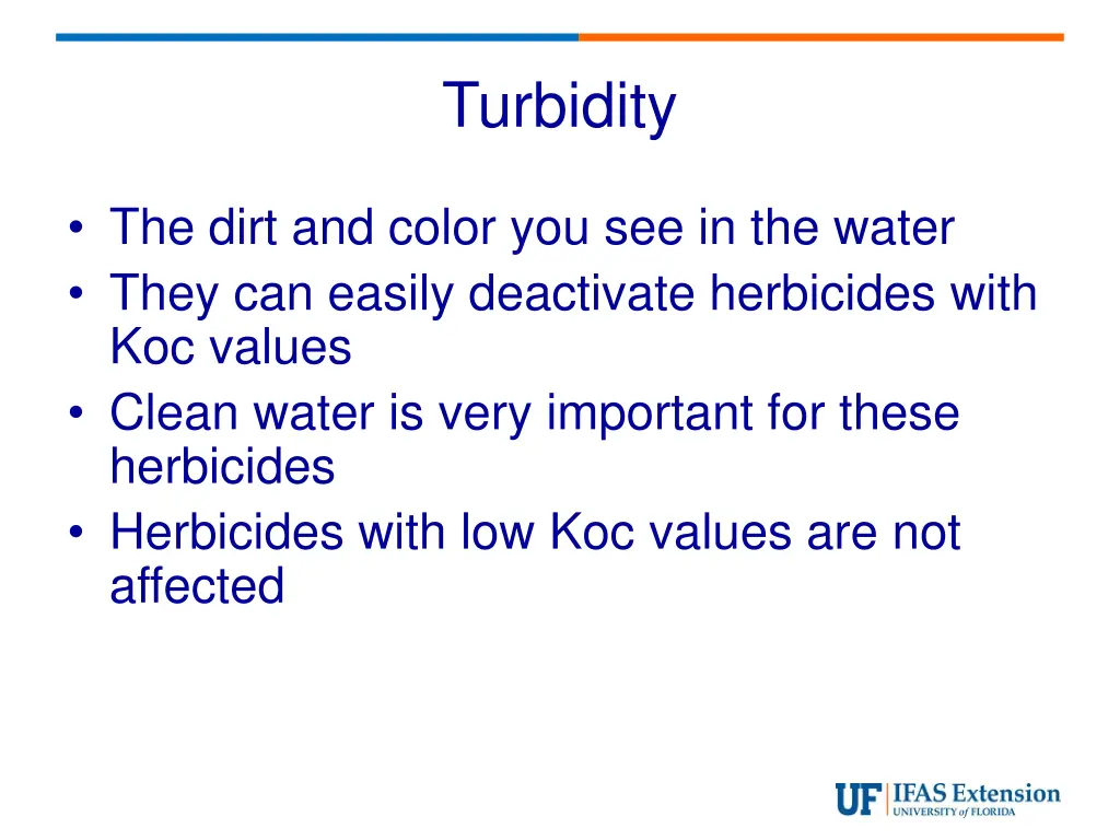 turbidity