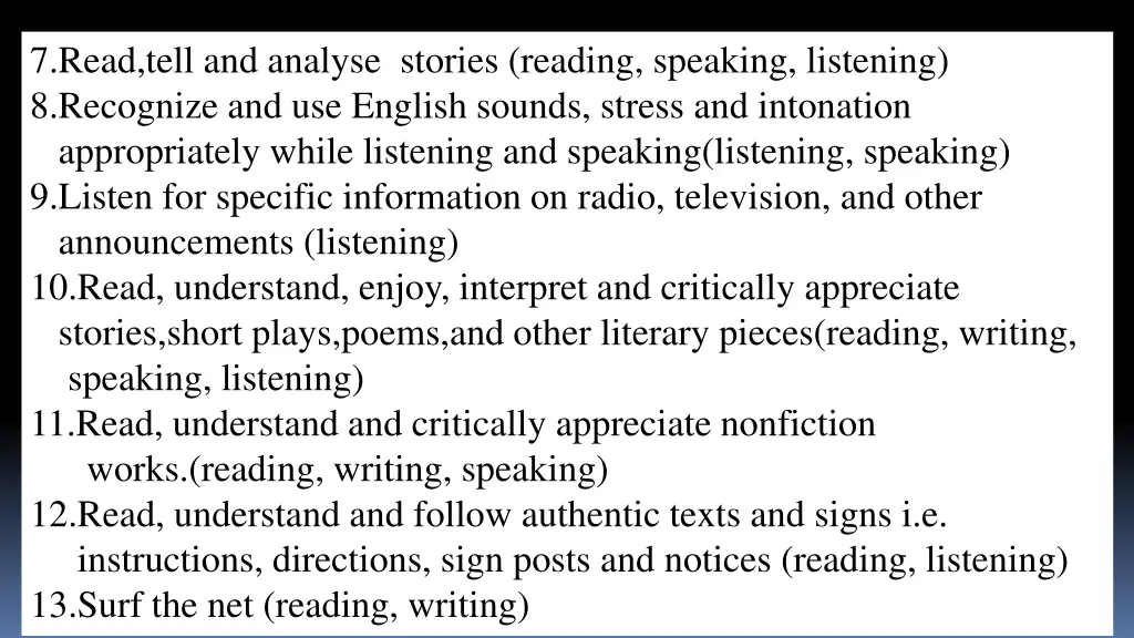 7 read tell and analyse stories reading speaking