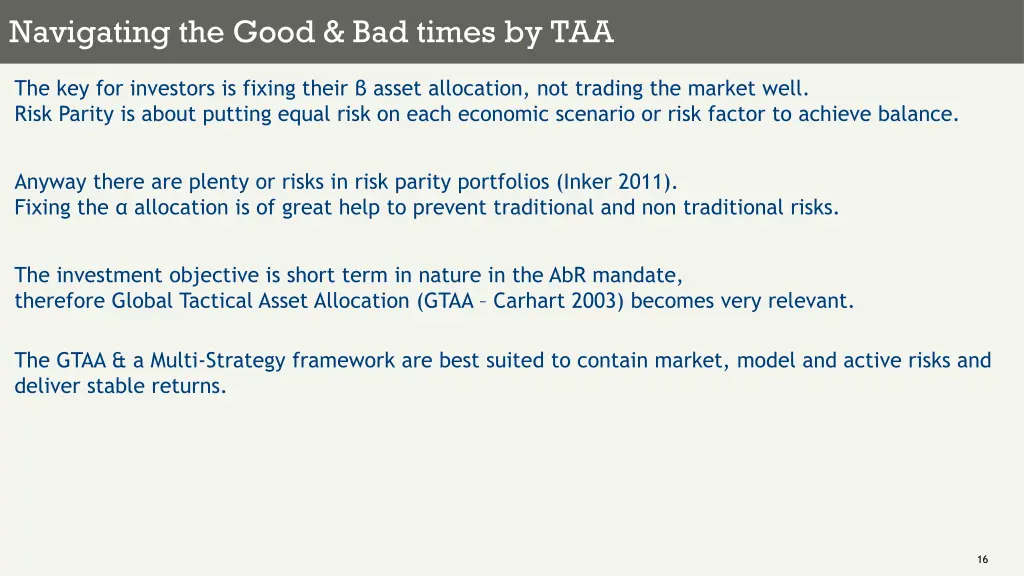 navigating the good bad times by taa 1